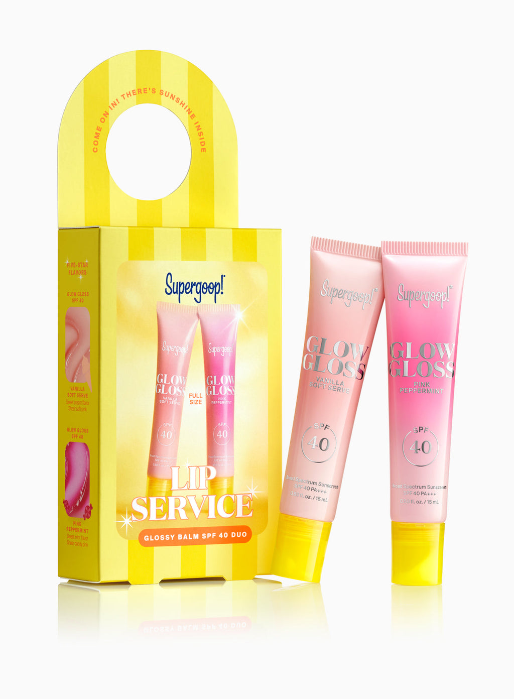 Lip Service Glossy Balm SPF 40 Duo