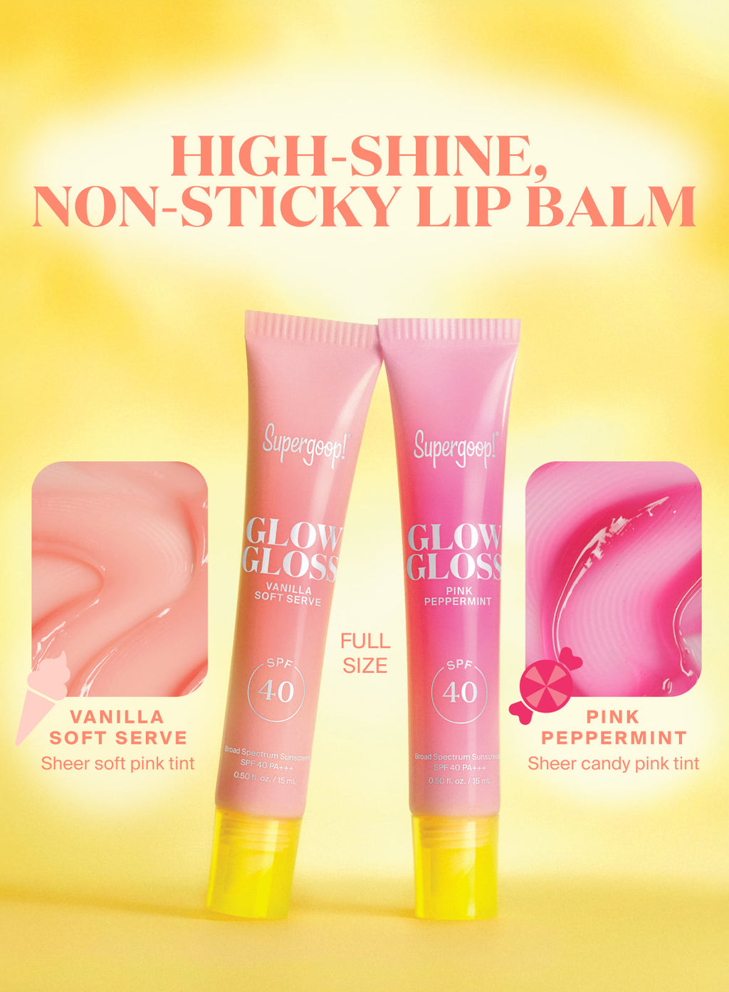 Lip Service Glossy Balm SPF 40 Duo