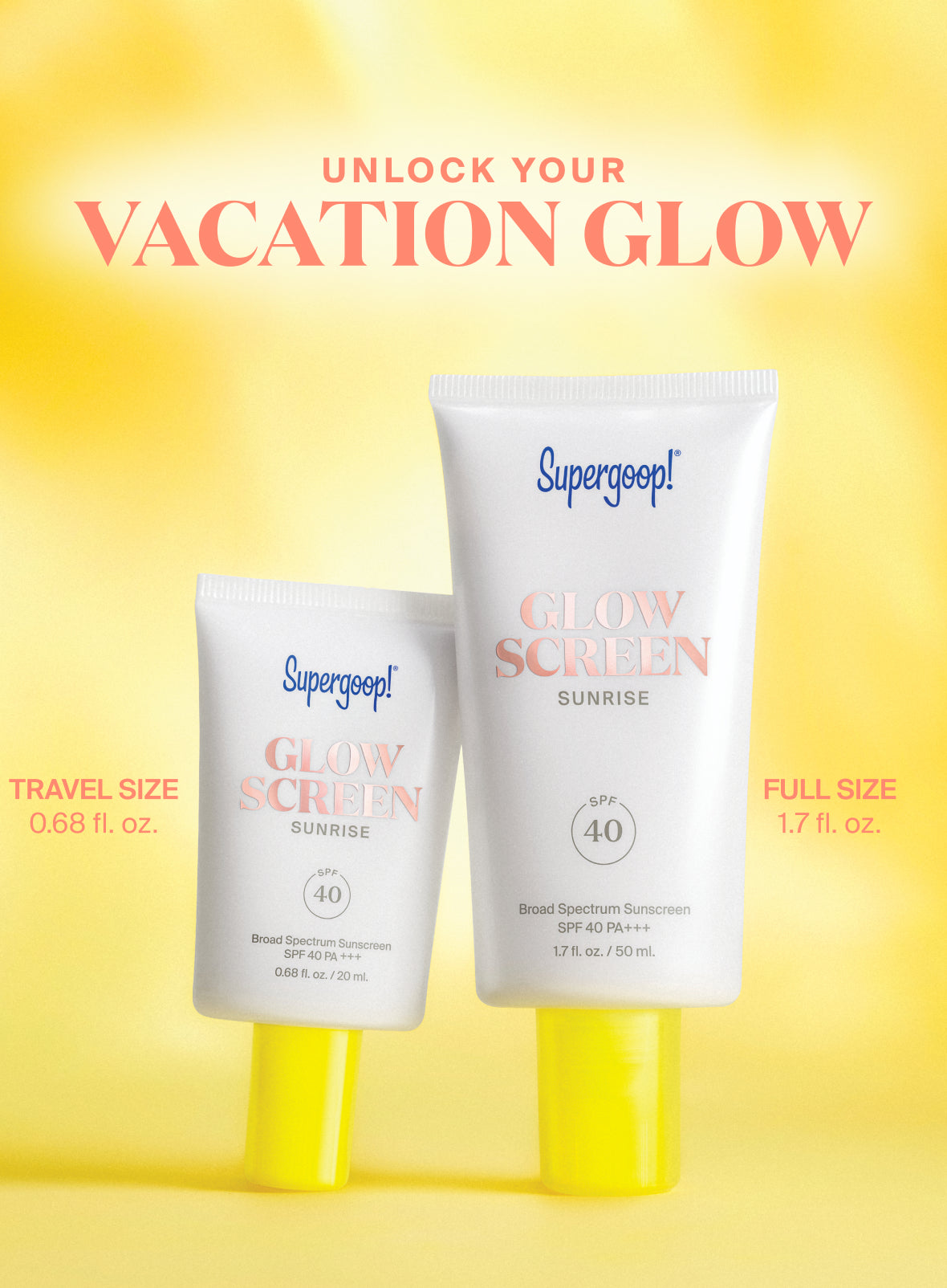 Wake Up & Glow Sunkissed Duo Glowscreen SPF 40