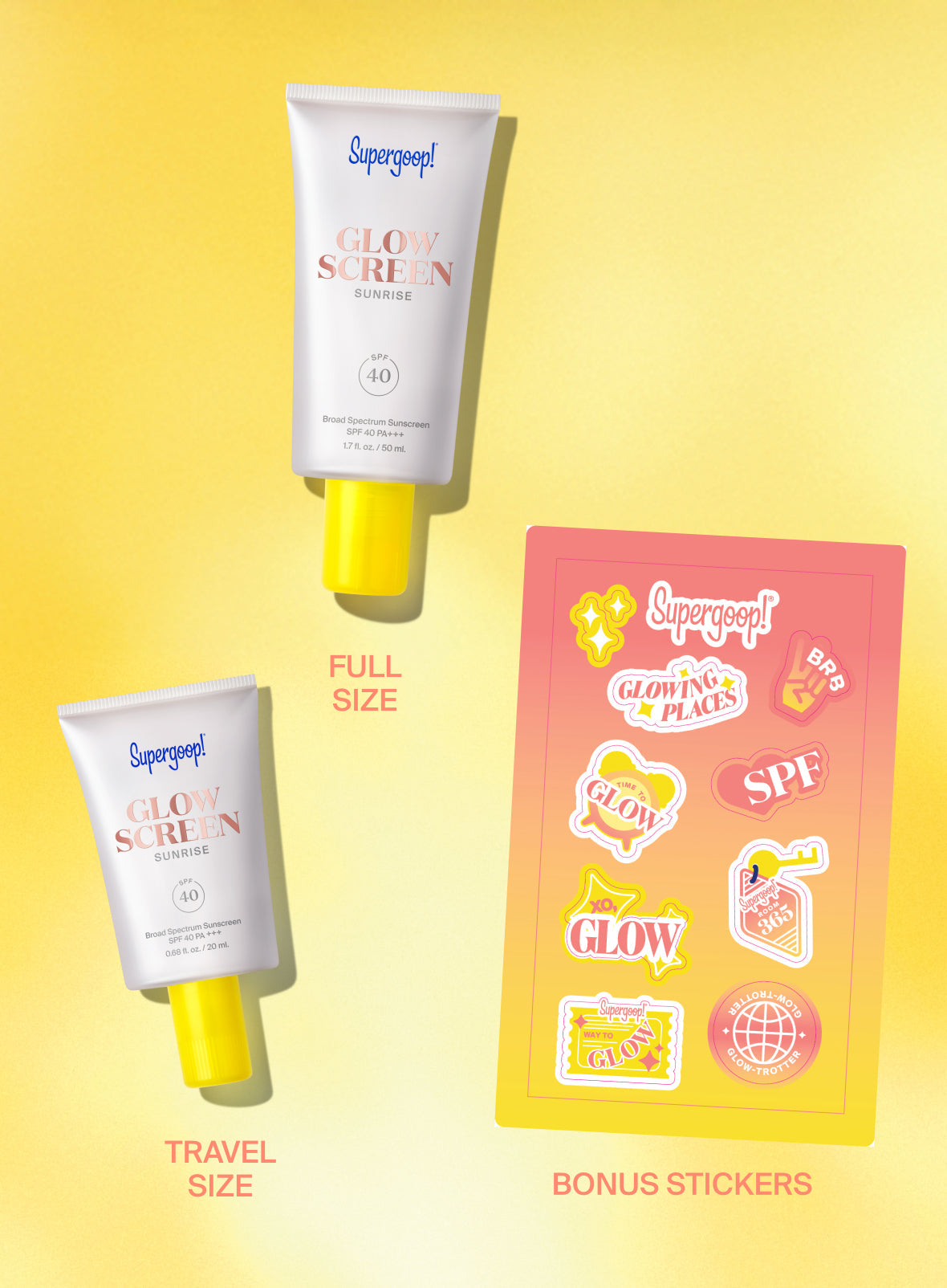 Wake Up & Glow Sunkissed Duo Glowscreen SPF 40