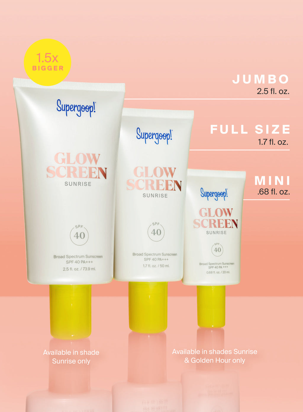 Glowscreen SPF 40 in Sunrise - 2 pack