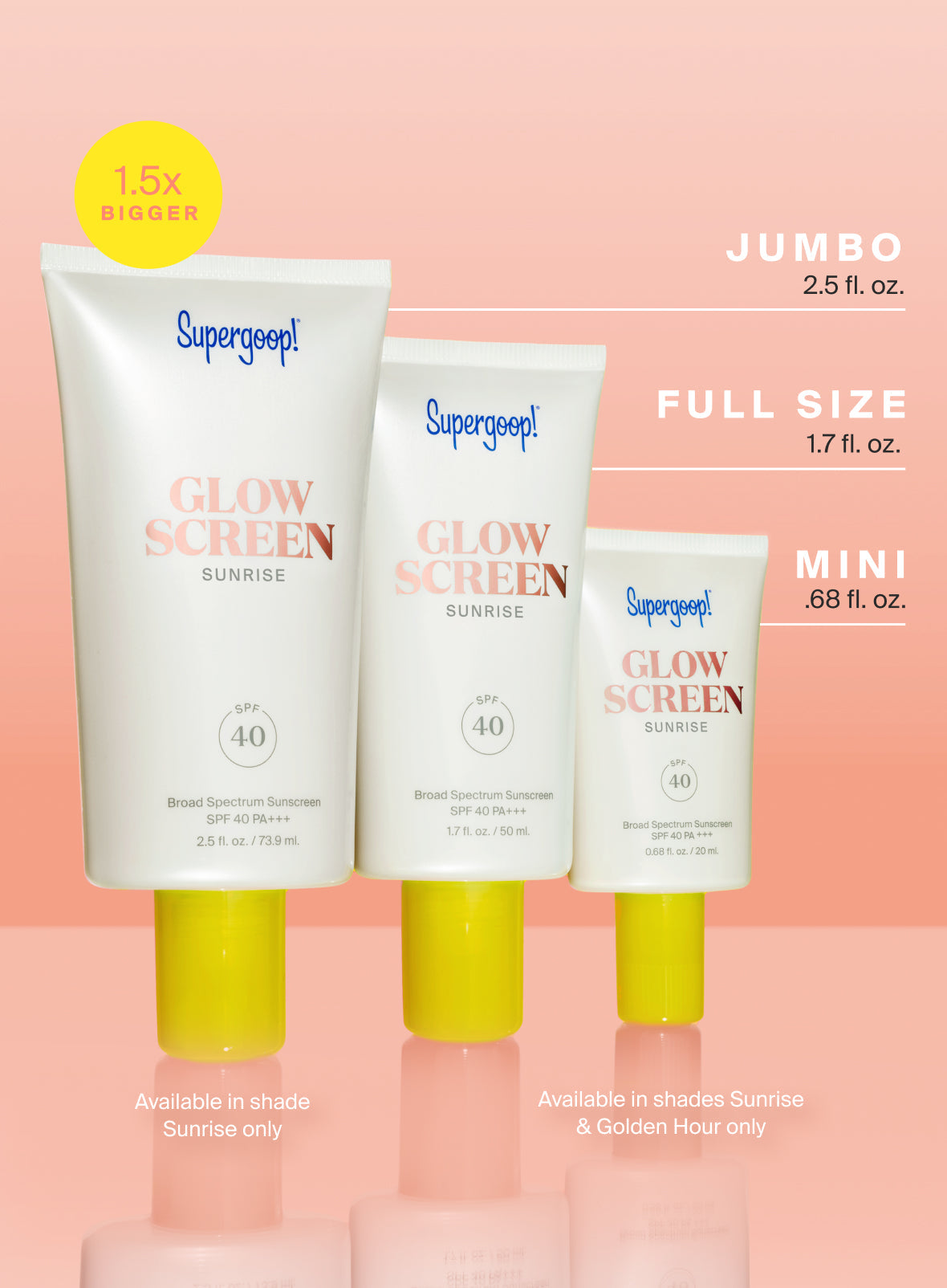 Glowscreen SPF 40 in Golden Hour - 2 pack