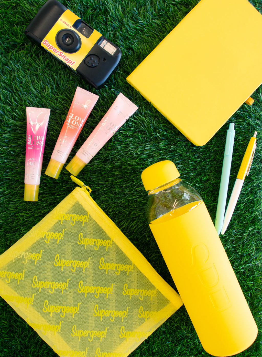 Supergoop! Mesh Zip Pouch Bag